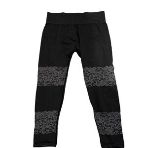 Fabletics gray capri leggings. Size Large.